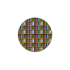 Books On A Shelf Golf Ball Marker (4 Pack) by TetiBright