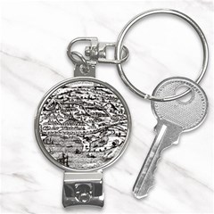 Old Civilization Nail Clippers Key Chain by ConteMonfrey