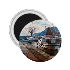 Boats On Gardasee, Italy  2 25  Magnets by ConteMonfrey