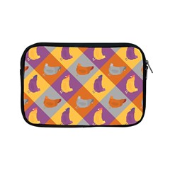 Chickens Pixel Pattern - Version 1b Apple Ipad Mini Zipper Cases by wagnerps