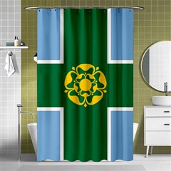 Derbyshire Flag Shower Curtain 48  X 72  (small)  by tony4urban