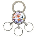 Daisy Painting  3-Ring Key Chain Front