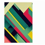 Pattern Abstract Geometric Design Small Garden Flag (Two Sides) Back