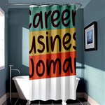 Woman T- Shirt Career Business Woman T- Shirt Shower Curtain 36  x 72  (Stall)  Curtain(36 X72 ) - 33.26 x66.24  Curtain(36 X72 )