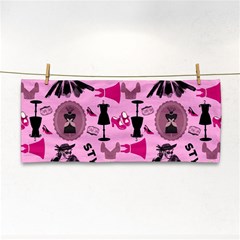 Fashion Girl Newyork Bts Nft Hand Towel by Ravend