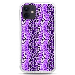 Purple Leopard  Iphone 12 Mini Tpu Uv Print Case	 by DinkovaArt