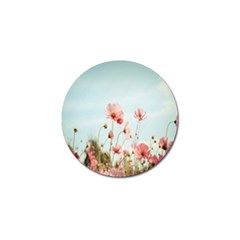 Cosmos Flower Blossom In Garden Golf Ball Marker (4 Pack) by artworkshop