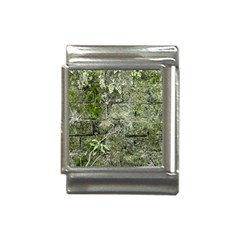 Old Stone Exterior Wall With Moss Italian Charm (13mm) by dflcprintsclothing