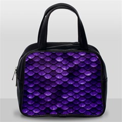 Purple Scales! Classic Handbag (one Side) by fructosebat