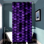 Purple Scales! Shower Curtain 36  x 72  (Stall)  Curtain(36 X72 ) - 33.26 x66.24  Curtain(36 X72 )