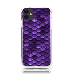 Purple Scales! Iphone 11 Tpu Uv Print Case by fructosebat