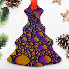 Bubble Color Christmas Tree Ornament (two Sides) by artworkshop