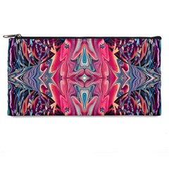 Abstract Arabesque Pencil Case by kaleidomarblingart