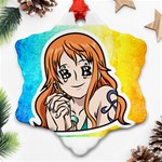 Nami Lovers Money Ornament (Snowflake) Front