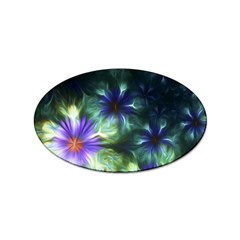 Fractalflowers Sticker Oval (10 Pack) by Sparkle