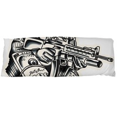 Scarface Movie Traditional Tattoo Body Pillow Case Dakimakura (two Sides) by tradlinestyle