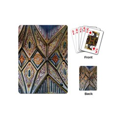 Church Ceiling Mural Architecture Playing Cards Single Design (mini) by Ravend