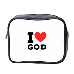 I Love God Mini Toiletries Bag (two Sides) by ilovewhateva