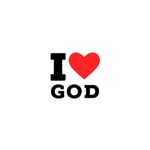 I love god Play Mat (Square) Front