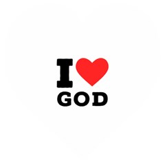 I Love God Wooden Puzzle Heart by ilovewhateva