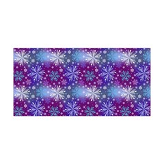 Snow White Blue Purple Tulip Yoga Headband by Pakemis