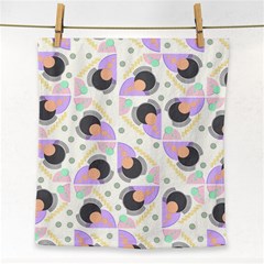 Pattern Pastel Drawing Art Face Towel by Uceng