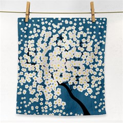 Flower Flora Decoration Pattern Face Towel by Uceng