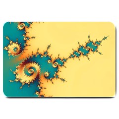 Fractal Art Fractals Digital Art Large Doormat by Uceng