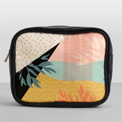 Leaves Pattern Design Colorful Mini Toiletries Bag (one Side) by Uceng