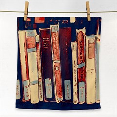 Books Shelf Library Book Shelf Face Towel by Uceng