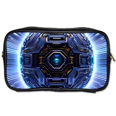 Ai Generated Digital Technology Computer Internet Toiletries Bag (two Sides) by Ravend