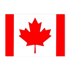 Canada Flag Canadian Flag View Crystal Sticker (a4) by Ravend