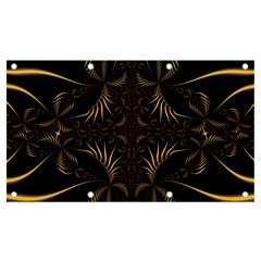 Fractal Symmetry Symmetrical Art Artwork Banner And Sign 7  X 4  by Ravend