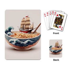 Ai Generated Noodles Pirate Chinese Food Food Playing Cards Single Design (rectangle) by danenraven