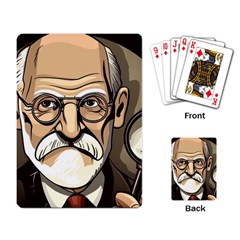 Ai Generated Psychotherapist Psychology Therapy Playing Cards Single Design (rectangle) by danenraven