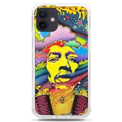 Psychedelic Rock Jimi Hendrix Iphone 12 Mini Tpu Uv Print Case	 by Jancukart