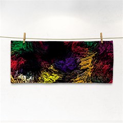 Abstract Painting Colorful Hand Towel by Ravend