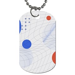 Computer Network Technology Digital Science Fiction Dog Tag (one Side) by Ravend