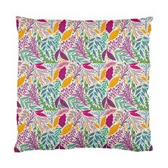 Leaves Colorful Leaves Seamless Design Leaf Standard Cushion Case (one Side) by Ravend