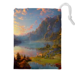 Marvelous Sunset Drawstring Pouch (5xl) by GardenOfOphir