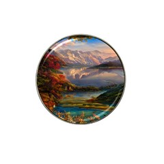 Summer Sunset Hat Clip Ball Marker by GardenOfOphir