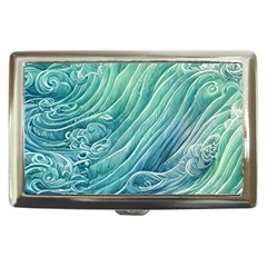 Wave Of The Ocean Cigarette Money Case by GardenOfOphir