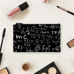 E=mc2 Text Science Albert Einstein Formula Mathematics Physics Cosmetic Bag (Small) Front