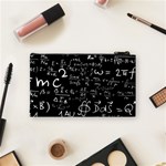 E=mc2 Text Science Albert Einstein Formula Mathematics Physics Cosmetic Bag (Small) Back