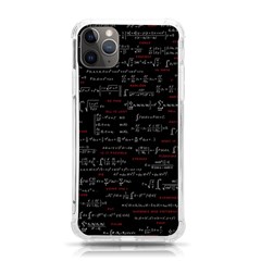 Black Background With Text Overlay Digital Art Mathematics Iphone 11 Pro Max 6 5 Inch Tpu Uv Print Case by Jancukart