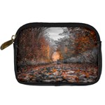 Breathe in Nature Background Digital Camera Leather Case Front