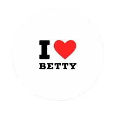 I Love Betty Mini Round Pill Box (pack Of 5) by ilovewhateva