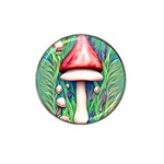 Vintage Forest Mushrooms Hat Clip Ball Marker (4 pack) Front