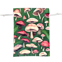 Foraging In The Mushroom Zone Lightweight Drawstring Pouch (xl) by GardenOfOphir