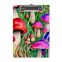 Mushroom A5 Acrylic Clipboard by GardenOfOphir